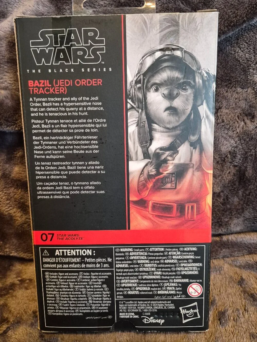Star Wars Black Series The Acolyte Bazil 07 Jedi Order Tracker New Sealed Hasbro